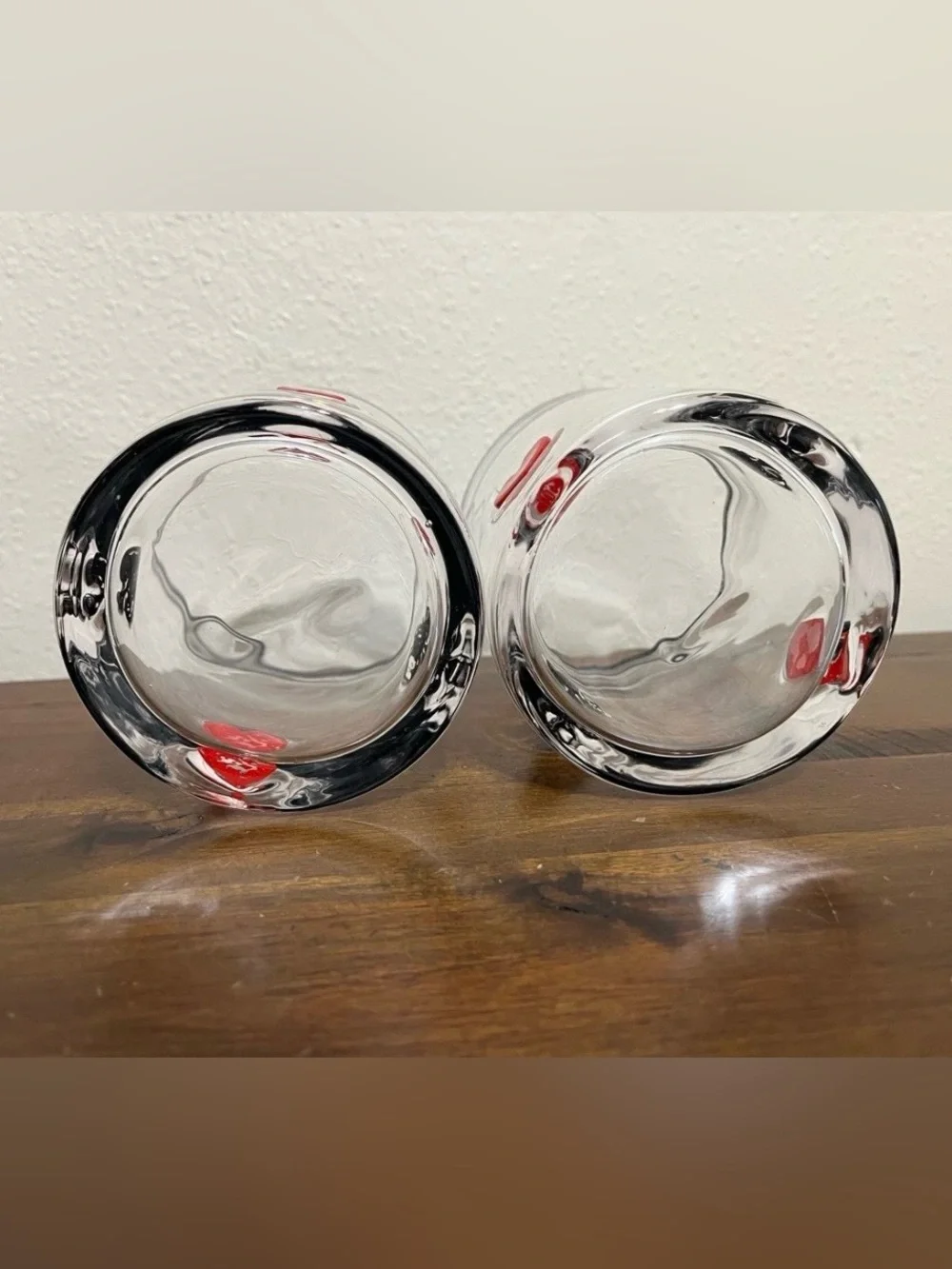 Card Suit Glass Tumbler Set